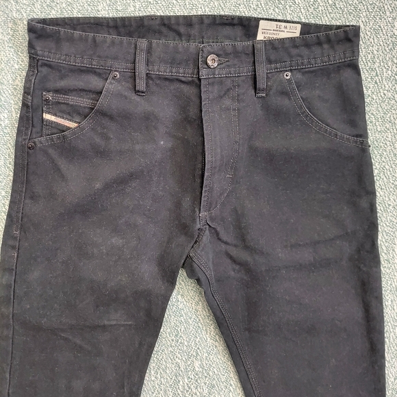 Diesel Krooley-A Regular Slim-Carrot 00NXY Jeans, 31, black - Picture 6 of 13